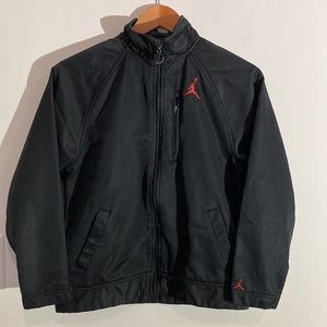 Jordan black full zip jacket youth boys girls M Medium 10-12 years